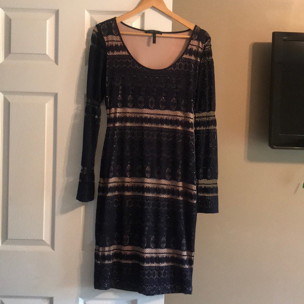 Navy sheath dress